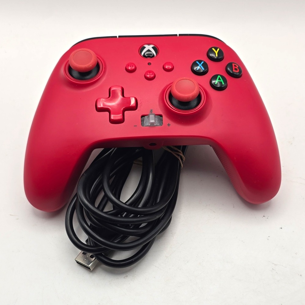 PowerA Enhanced Wired Controller USB for Xbox Series X|S One PC Red UNTESTED